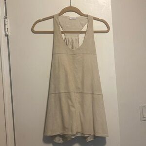 Brunello Cucinelli Top Tan Suede.
